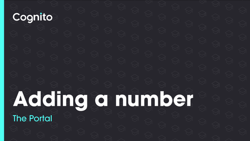 Adding a Number