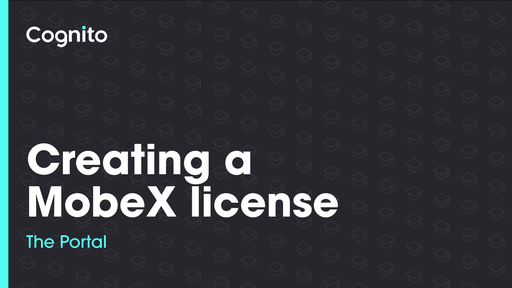 Creating a MobeX License