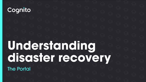 Understanding Disaster Recovery